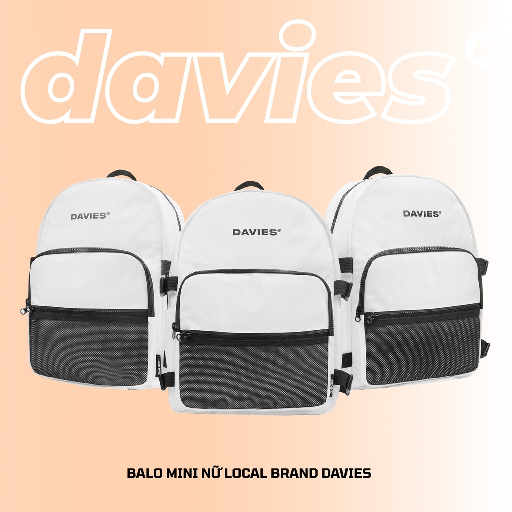 Balo mini vải canvas DAVIES Mini Backpack Original