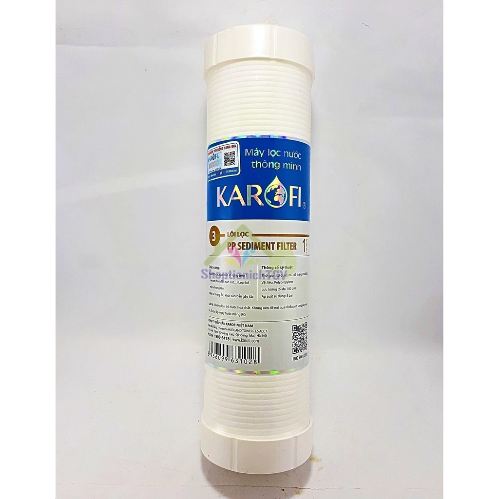 Lõi Lọc Số 3 RO KAROFI - PP 1 Micron