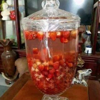 Bình rượu thủy tinh có vòi