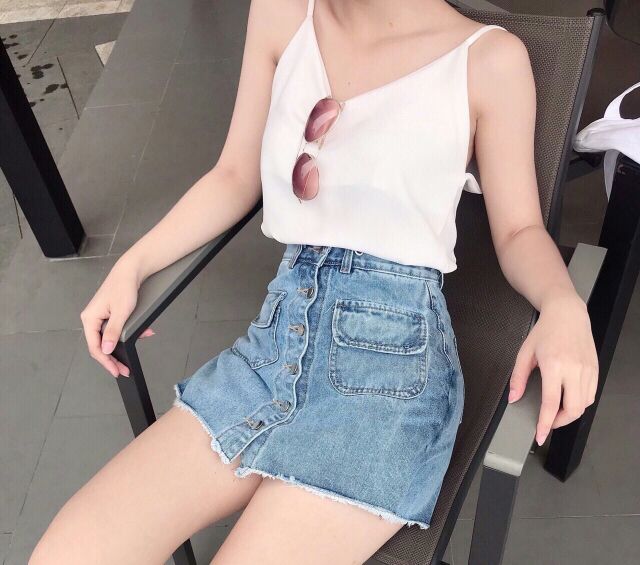 CHÂN VÁY BÒ ,KIEU DÁNG HÀN QUỐC ,NANG ĐỘNG ,CỰC ĐẸP TỪ CHẤT ĐẾN FROM. SiZE :S-M-L