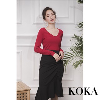 Áo pull cổ tim KOKA 10803