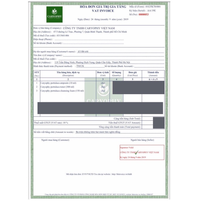 Serum ngăn ngừa mụn và thâm Caryophy [SIÊU SALE LỚN] | BigBuy360 - bigbuy360.vn