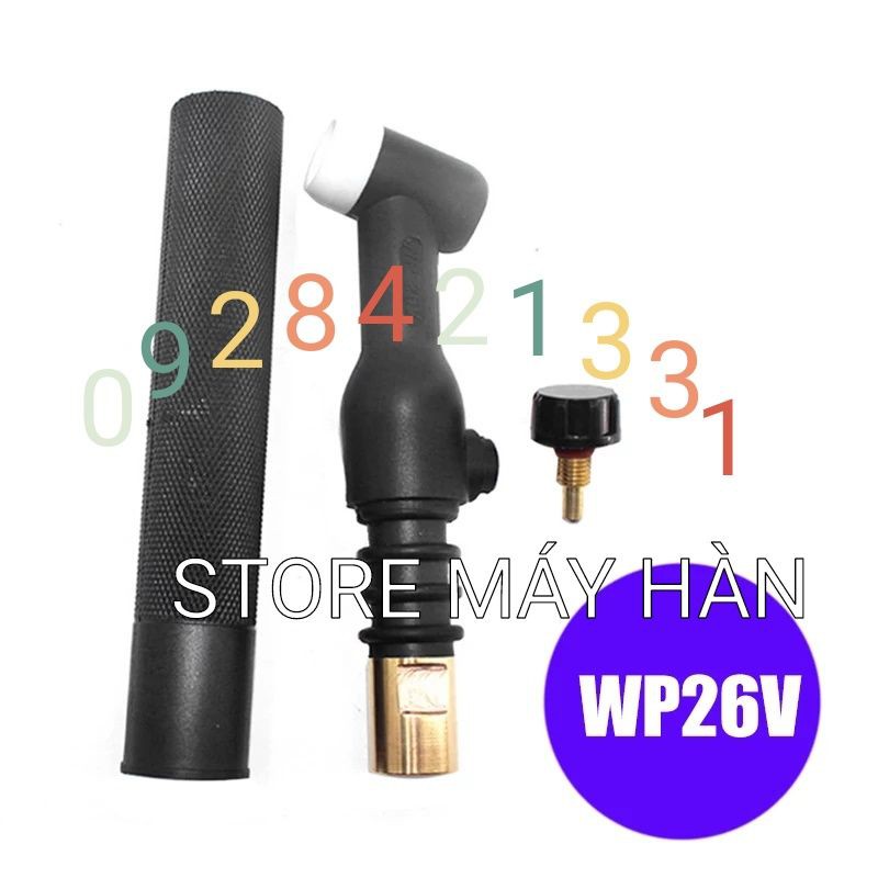 Tay hàn tig WP 26FV cổ dẻo dùng cho máy hàn tig