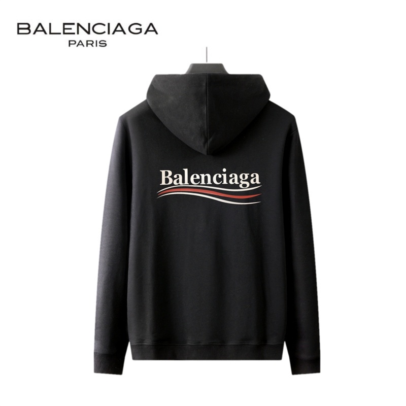 Áo Hoodie Cotton Tay Dài In Họa Tiết BAL-en-C-iaga Thời Trang Cho Cặp Đôi