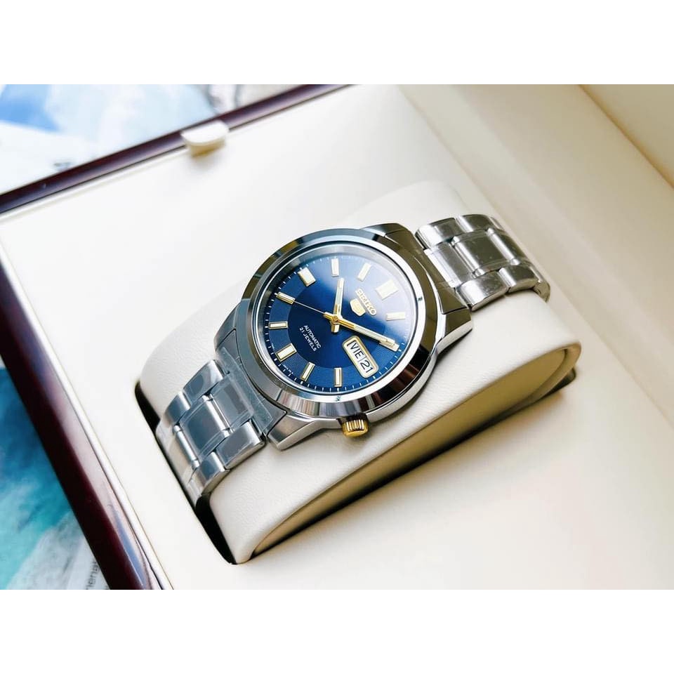 Đồng hồ nam Seiko Automatic SNKK11K1, thân và dây thép không gỉ,  máy automatic, size 38mm, kính cứng