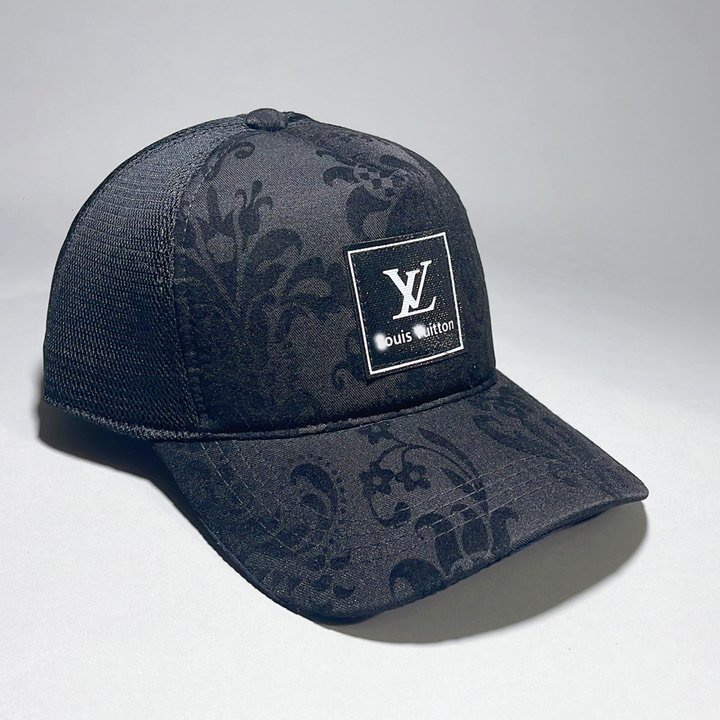 Mũ lưỡi trai LV in logo chính hãng