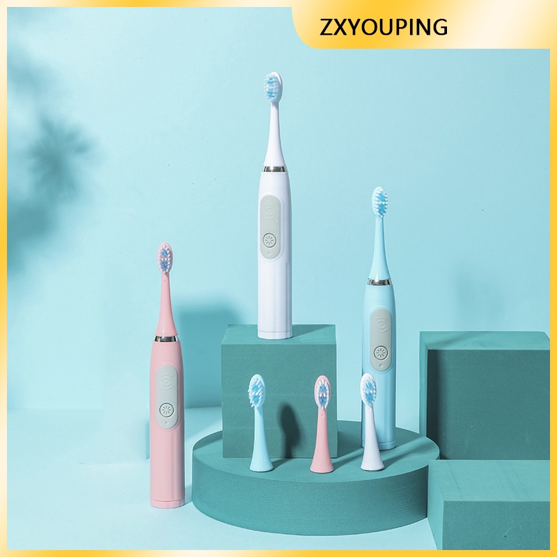 Bộ 4 Đầu Bàn Chải Đánh Răng Điện Tự Động Thông Minh Chống Thấm Nước