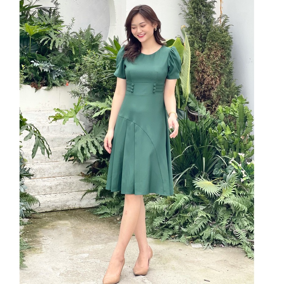 Đầm công sở thiết kế cao cấp Emvy, Sang trọng,tinh tế ,lịch sự .Phù hợp mọi hoàn cảnh ,lứa tuổi mã K65 | BigBuy360 - bigbuy360.vn