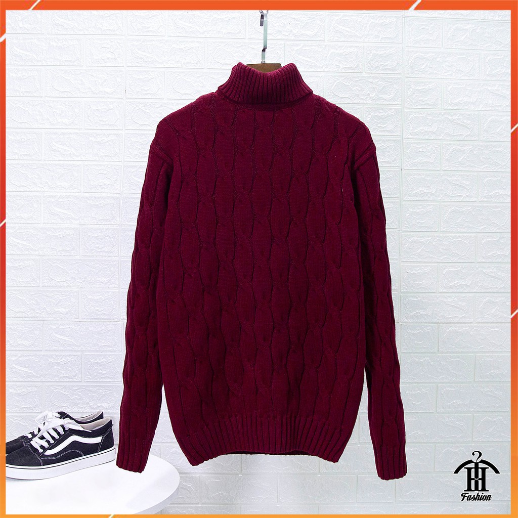 Áo len nam cổ lọ vặn thừng ấm áp kiểu dáng hàn quốc AL116 | BigBuy360 - bigbuy360.vn