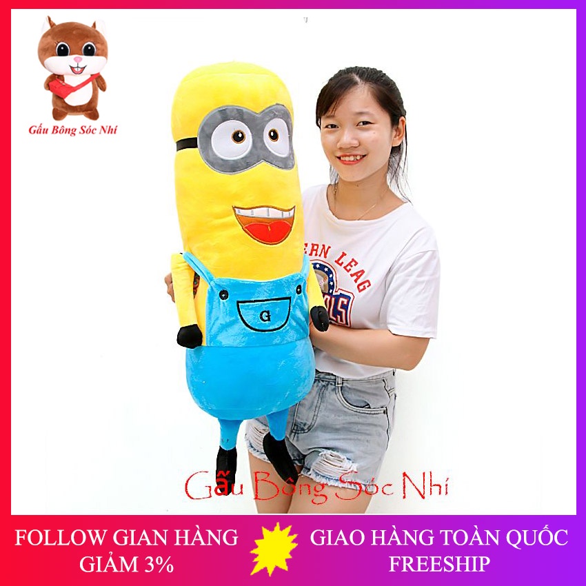 [Mua để nhận quà] Gối Ôm Minion Đáng Yêu 💥 FREESHIP 💥 Gấu Bông Sóc Nhí