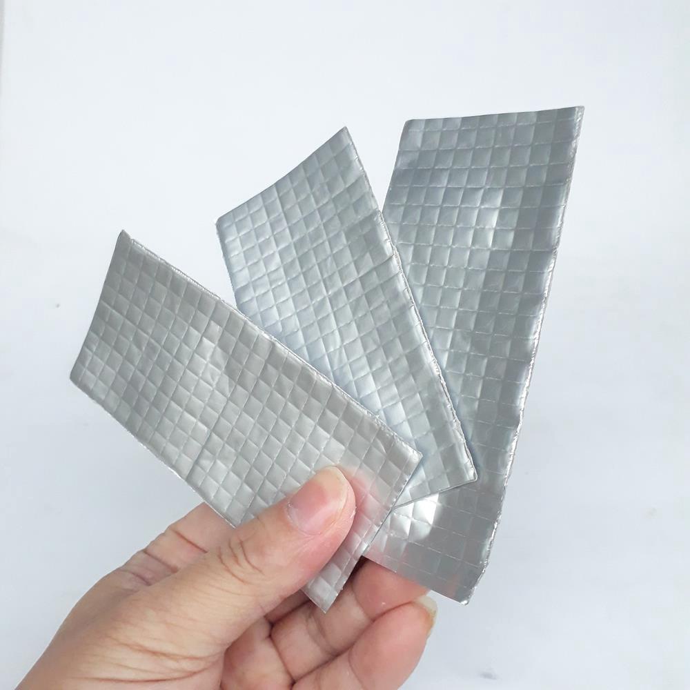 Combo 3 miếng Vá Dán bể phao hồ bơi bơm hơi siêu dính chịu nước cỡ 5x10cm