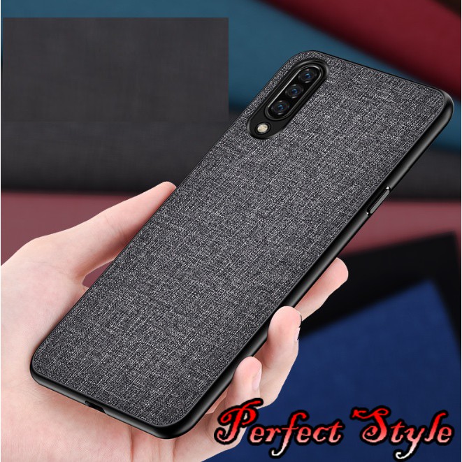 Ốp lưng xiaomi CC9e / CC9 vân vải jean cao cấp