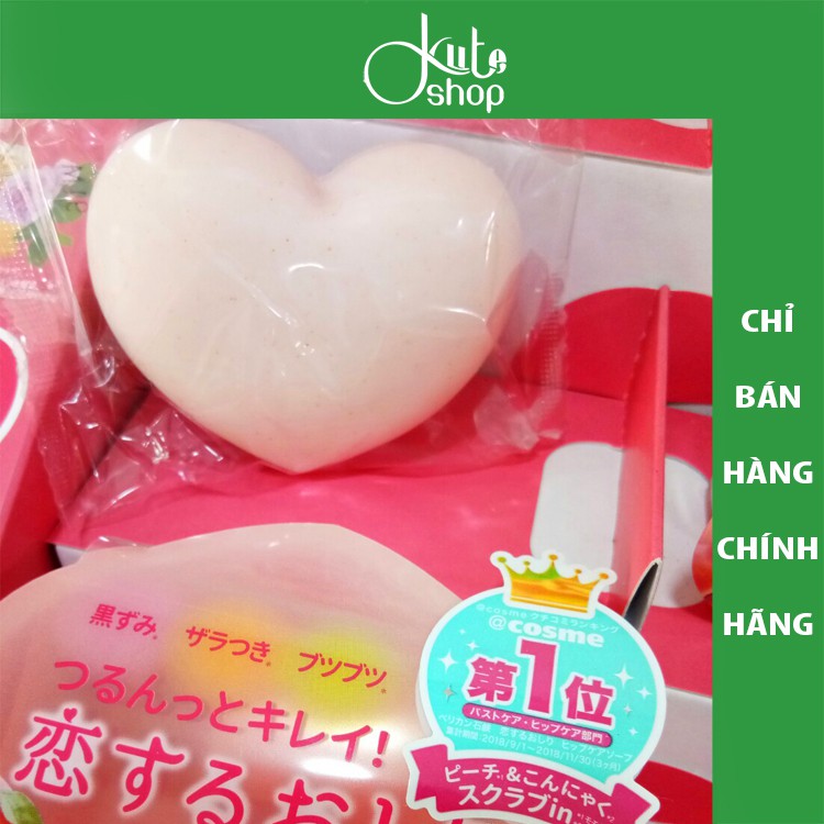 Xà bông trái đào làm trắng, giảm mụn vòng 3 Pelican 80g