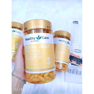 ( có sẵn)SỮA ONG CHÚA Healthy Care Royal Jelly 1000mg 365 Viên