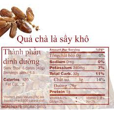 Chà Là Khô Nguyên Cành SAWAN  Chính Hãng 500g rất tốt cho sức khỏe - LÀM QUÀ TẶNG