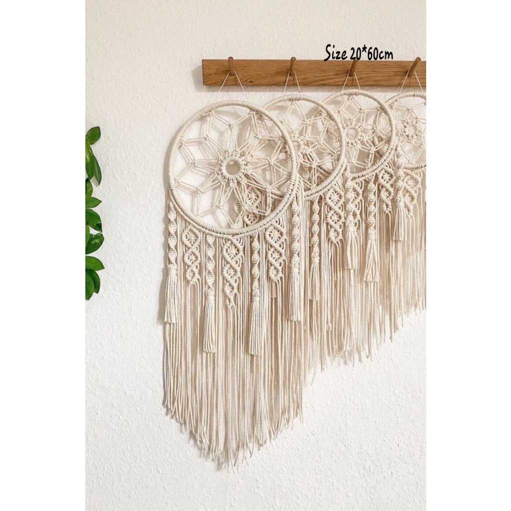 Dreamcatcher Macrame decor trang trí tường nhiều kích thước - Ảnh thật và video