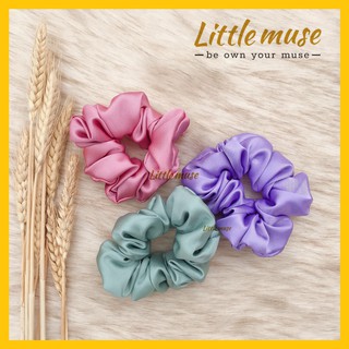 Day cột tóc scrunchies vải phi bóng Little Muse