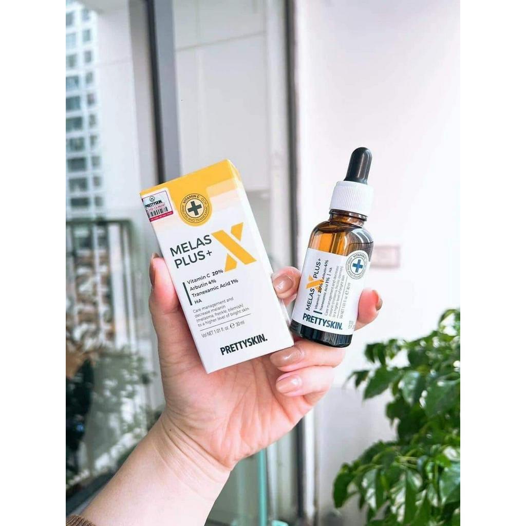 Tinh Chất Serum Melas X Plus PRETTY SKIN, Dưỡng Trắng, Mờ Thâm Nám - 30ml
