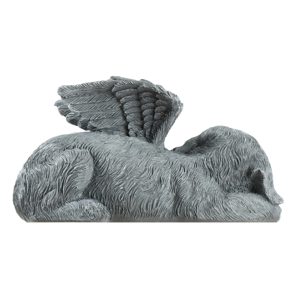 MIOSHOP Resin Statue Pet Supplies Grave Markers Dog Memorial Angel Dog Figurine Dog Angel Gifts Pet