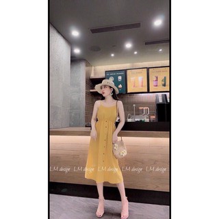 Váy Nữ ,Đầm Nữ Hai Dây Thắt Eo Xinh XẮn