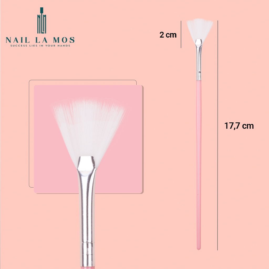 Cọ quạt vẽ móng nail - Cọ nail chuyên dụng cho dân làm móng