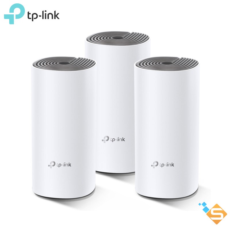 Bộ Phát Wi-Fi Mesh TP-LINK Deco E4 3-pack AC1200 Tốc Độ 1167 Mbps - Bảo Hành Chính Hãng 24 Tháng