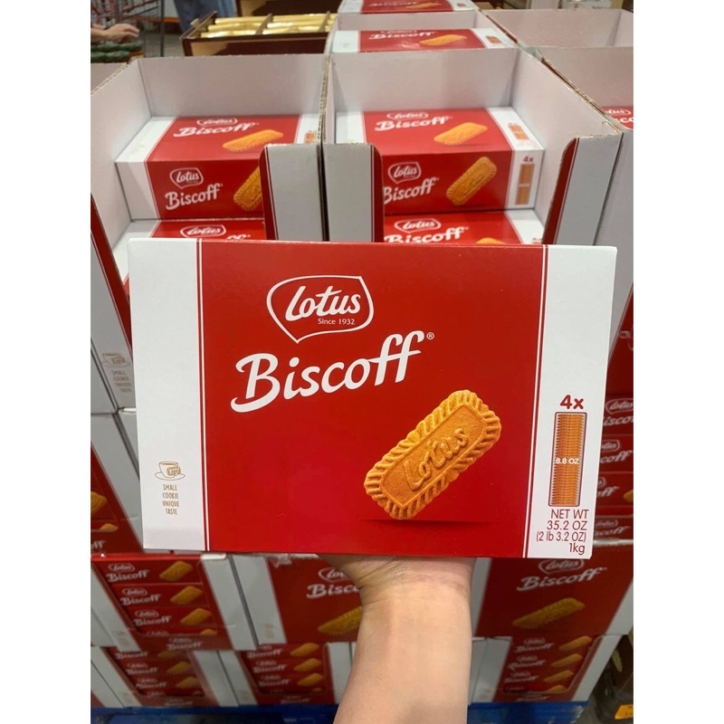 🍪 Bánh quy Lotus Biscoff thơm giòn của Bỉ 1KG Mỹ 🇺🇸.