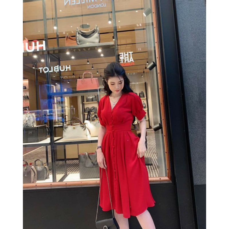 ĐẦM MIDI NÚT BỌC 2M