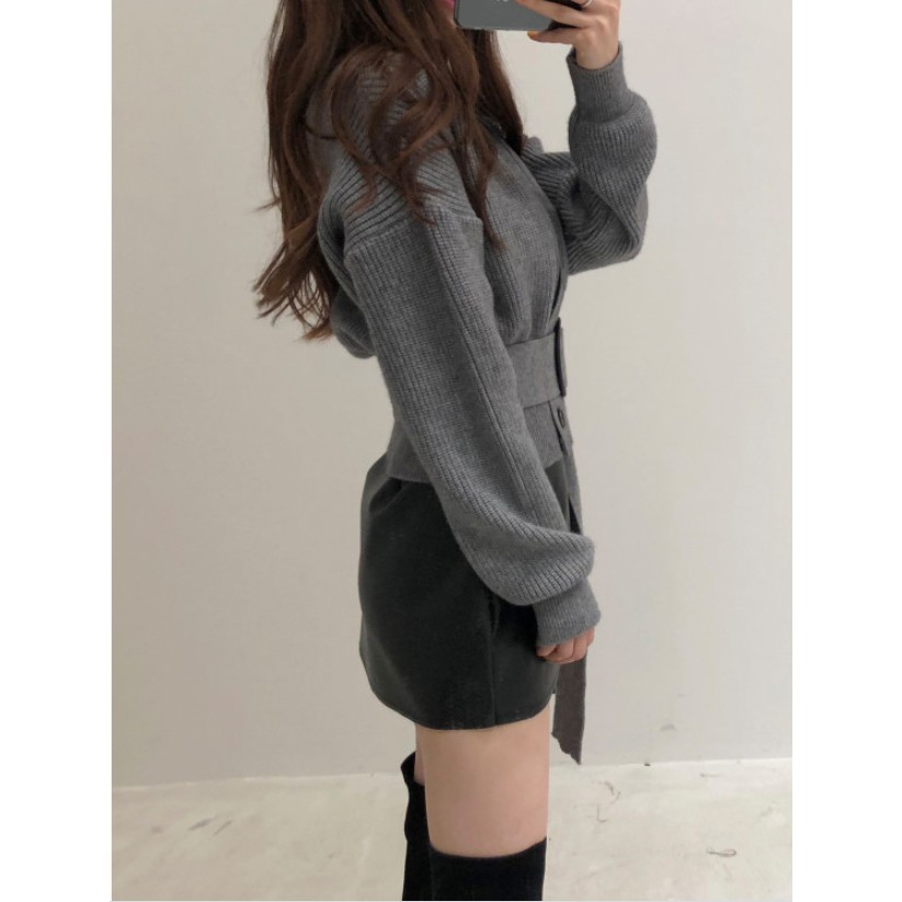 Áo khoác cardigan thiết kế cổ tim đáng yêu cho phái nữ | BigBuy360 - bigbuy360.vn