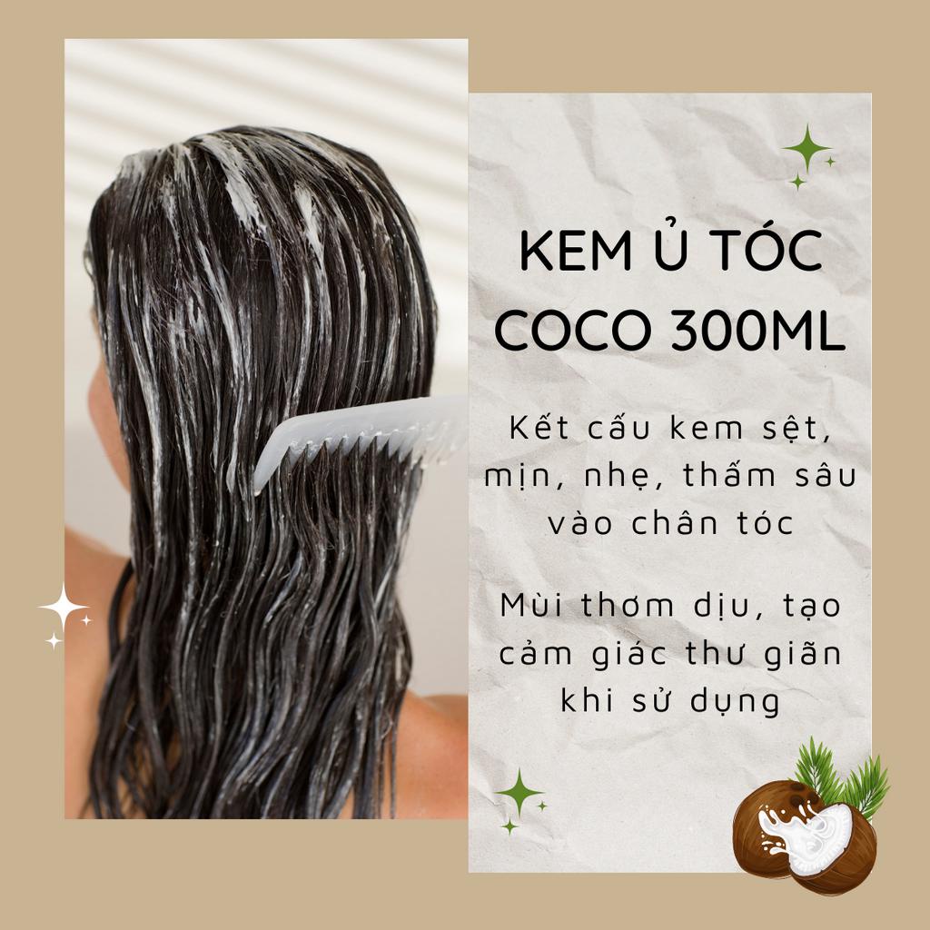 Kem Ủ Tóc Compliment Coco Makca Dưỡng Ẩm Và Phục Hồi Tóc Hư Tổn 300ml