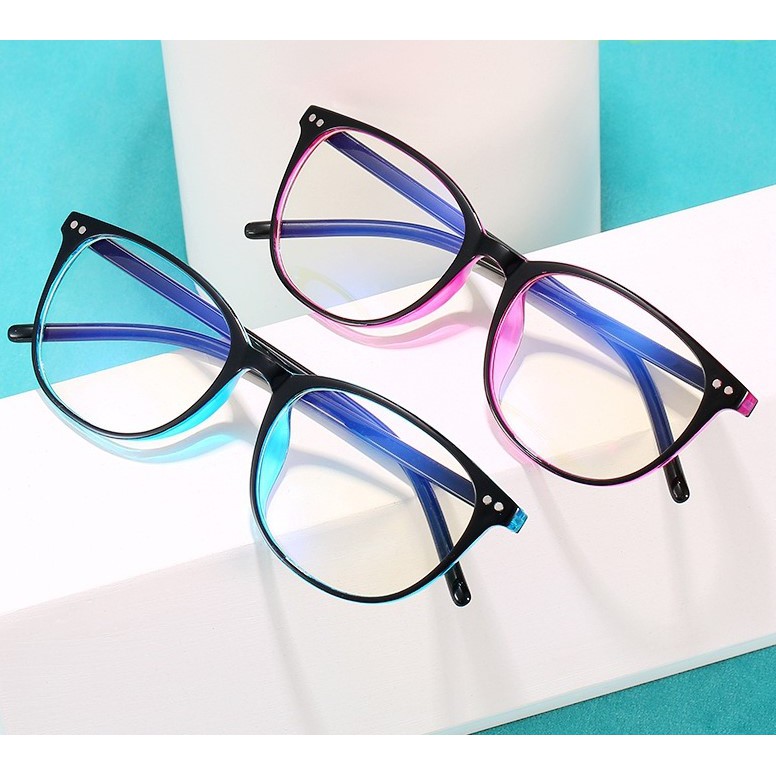 Gọng kính cận/kính chống ánh sáng xanh siêu dễ thương cho các bạn nữ - KM26