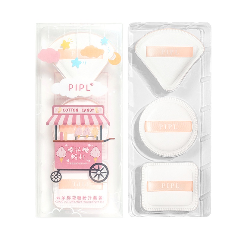 PIPL Mút Trang Điểm Mềm Mại Dùng Ướt Và Khô Tiện Dụng