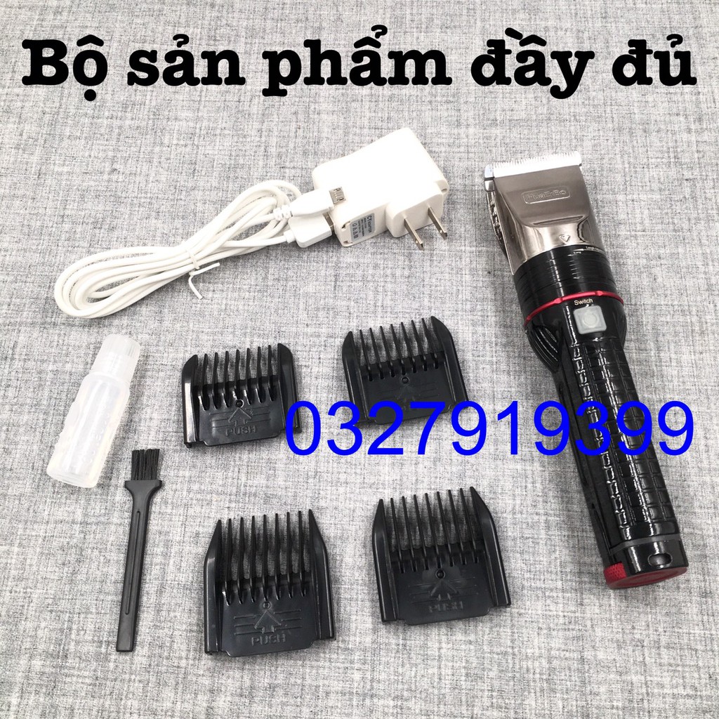 ✅Free Ship✅ Tông đơ cắt tóc pin trâu HUAERBO B70