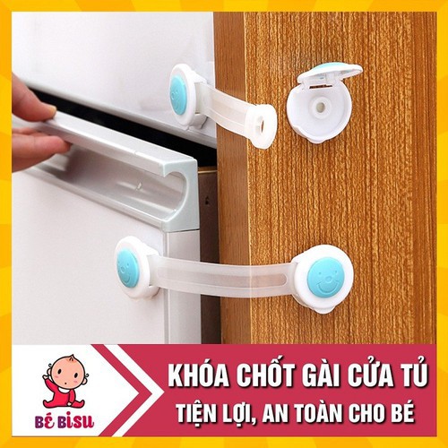 KHOÁ TỦ LẠNH, NGĂN KÉO AN TOÀN CHO BÉ HÌNH GẤU DÂY KHÓA GÀI TỦ LẠNH