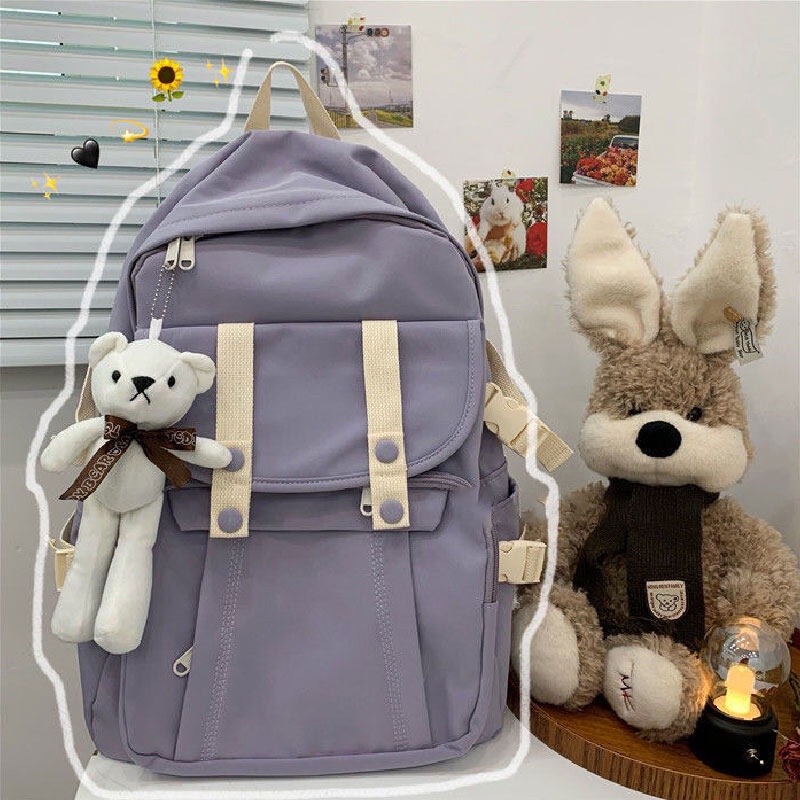 Balo YADOU chất vải oxford siêu nhẹ cỡ lớn tùy chọn màu sắc thời trang cho nữ