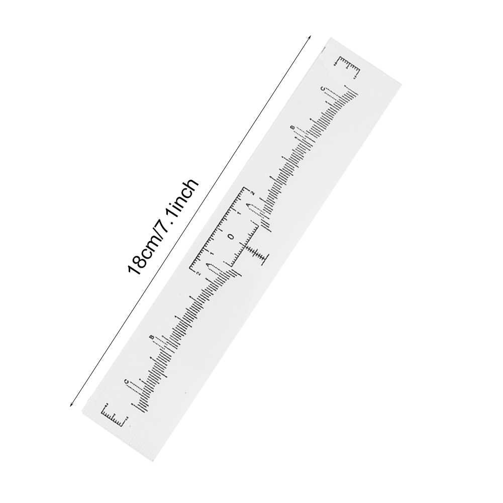 Thước dán đo định hình chân mày phun xăm - Thước dán lông mày định hình phun xăm