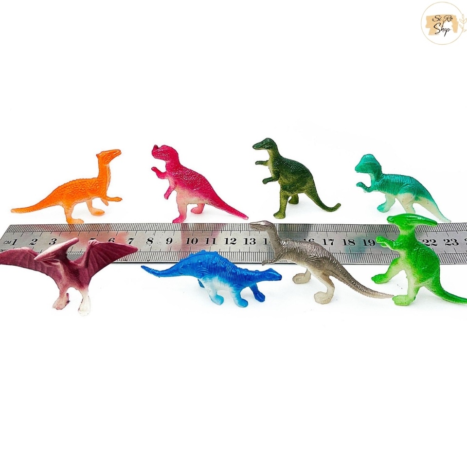 Đồ chơi khủng long SHOPSIRO, mô hình khủng long bằng nhựa 5 – 7cm cho bé, bộ gồm 8 con khủng long ngẫu nhiên cho Bé