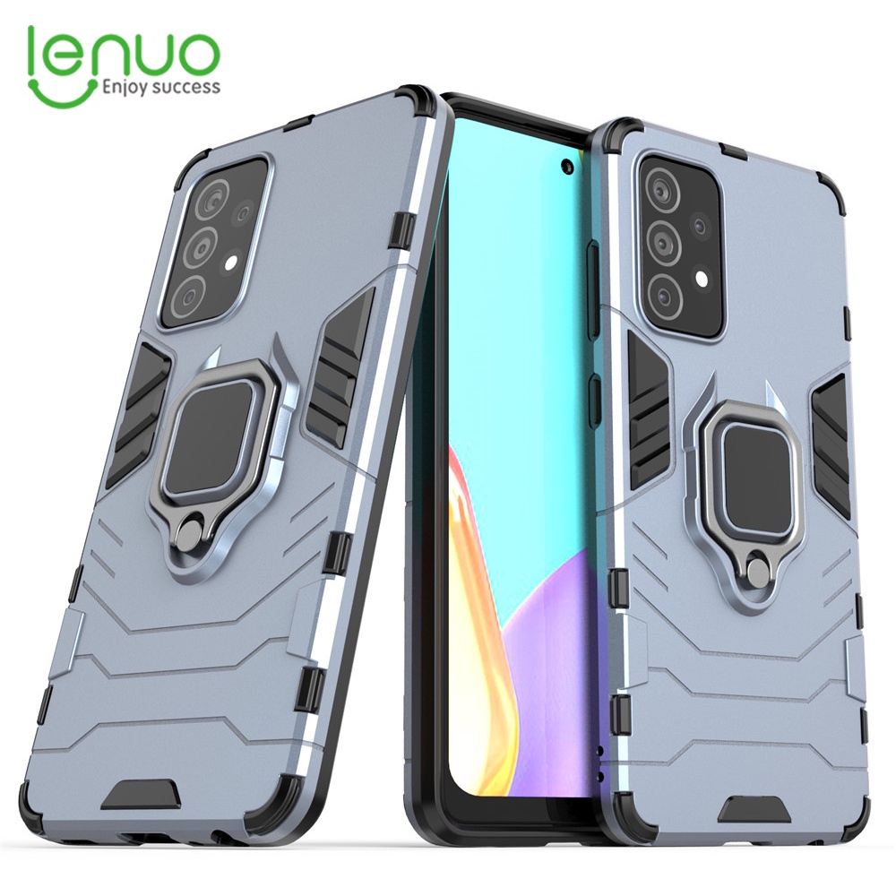 Ốp điện thoại Lenuo giáp cứng có giá đỡ cho điện thoại Samsung Galaxy A04S A53 A52 A32 A72 A33 A73 A22 A42 A12 A13 5G 4G