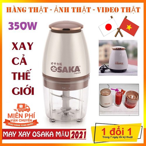 Hà Nội - Có Ship Hỏa Tốc Máy xay sinh tố, xay thịt cá, xay đá chính hãng Osaka Nhật Bản mẫu mới bảo hành 24 tháng