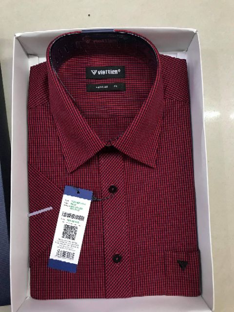 Sơmi việt tiến ngắn tay sale 30% ( nhiều màu ) còn 280k | BigBuy360 - bigbuy360.vn