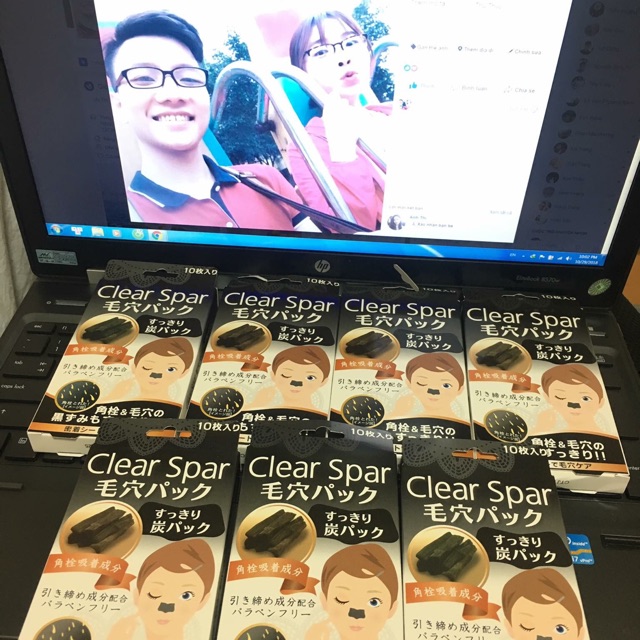 Lột mụn mũi clear spar