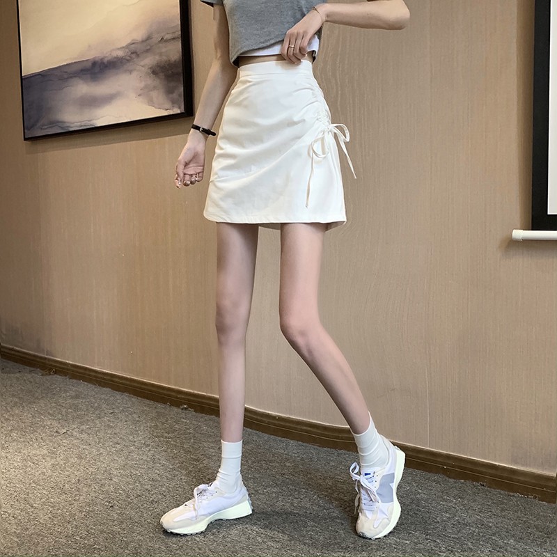 Chân váy ngắn dây rút sườn Guangzhou - Thời Trang Nữ GUEM | BigBuy360 - bigbuy360.vn