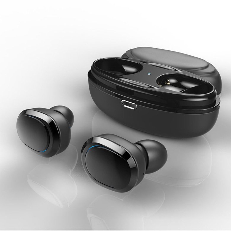 PK Mini Portable Wireless Headphones Two Wireless Stereo In-Ear Earbud Headset