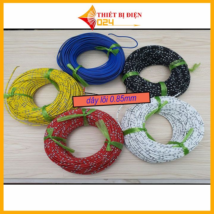 Dây Điện Nhật Lõi Đồng 0.85mm Cho Ô Tô Xe Máy 10 mét, 20 mét chất lượng tốt