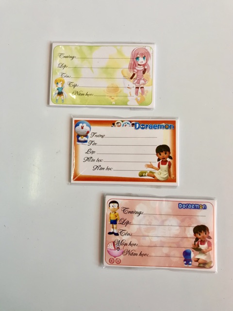 (Sale) 50 nhãn vở loại đẹp