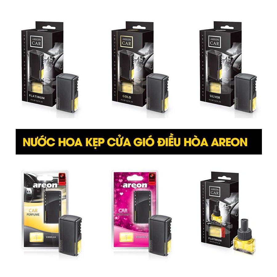 Nước Hoa Kẹp Cửa Gió Điều Hòa Xe Ô Tô Areon Car Lux