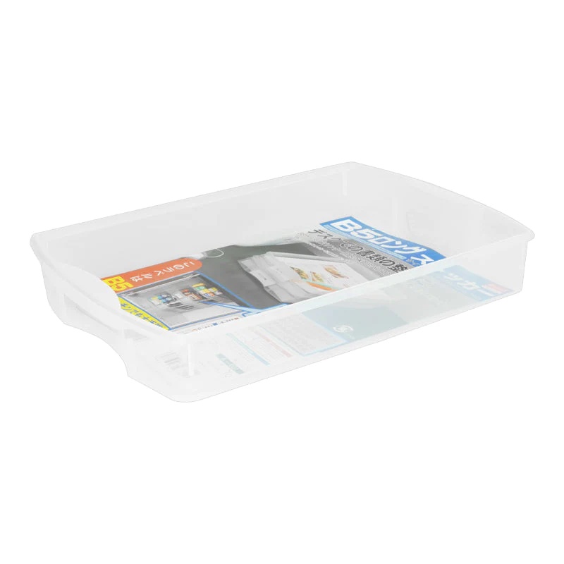 Daiso Khay Đựng Đồ Cỡ B5 20X30.2X4.7Cm B5 Size Stocker Long Type