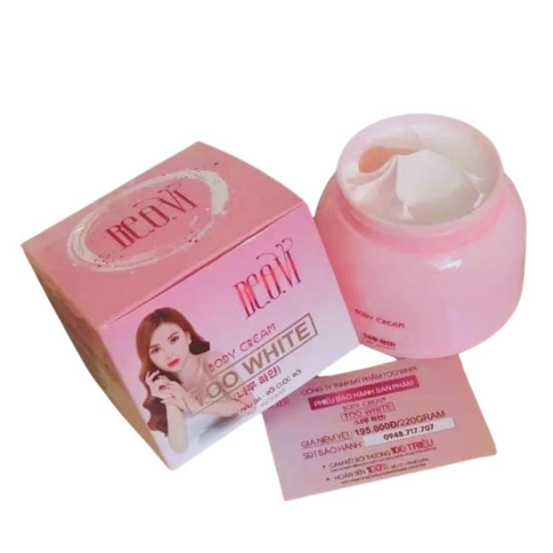 Kem Dưỡng Ẩm Da Tay Trắng Da Body Beovi Too White Chính Hãng Siêu Trắng Hồng Tự Nhiên