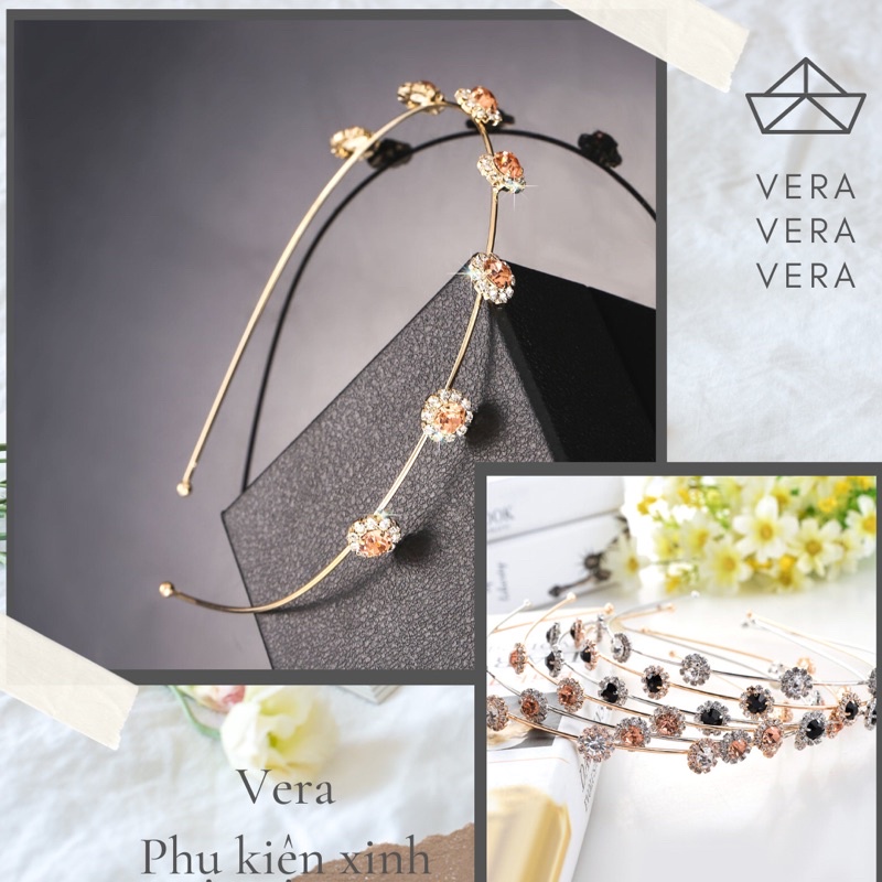 Cài Tóc Đính Đá Phong Cách Cổ Điển Thanh Lịch Dành Cho Nữ