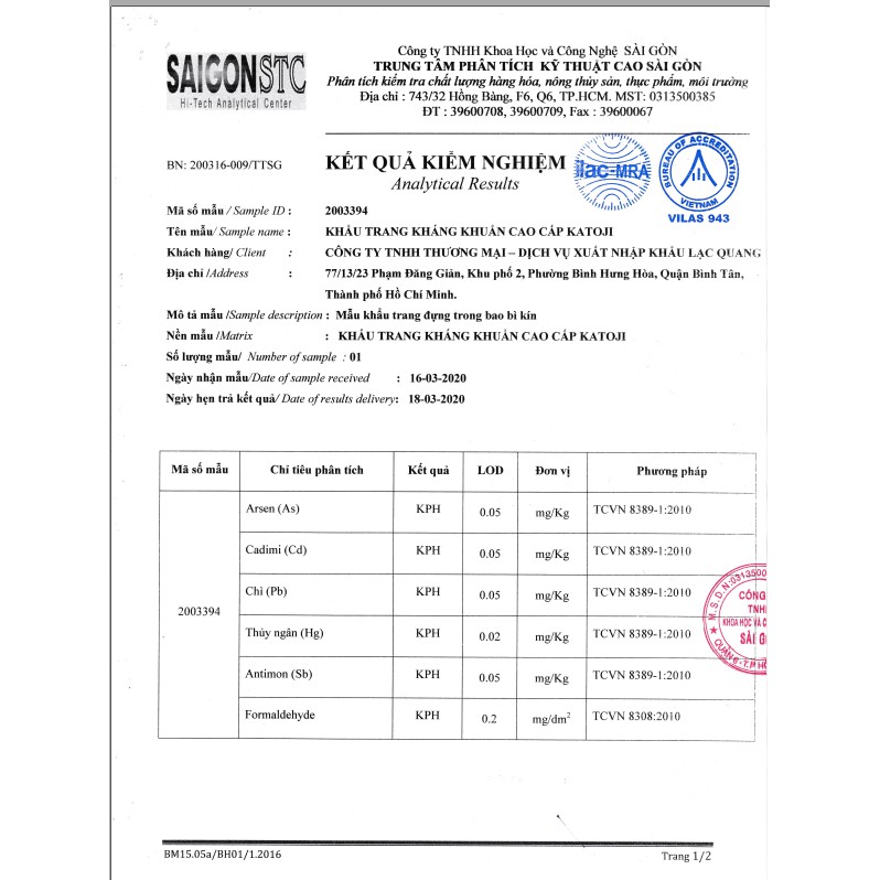 Khẩu trang 3d Katoji cao cấp 1 hộp gồm 10 cái